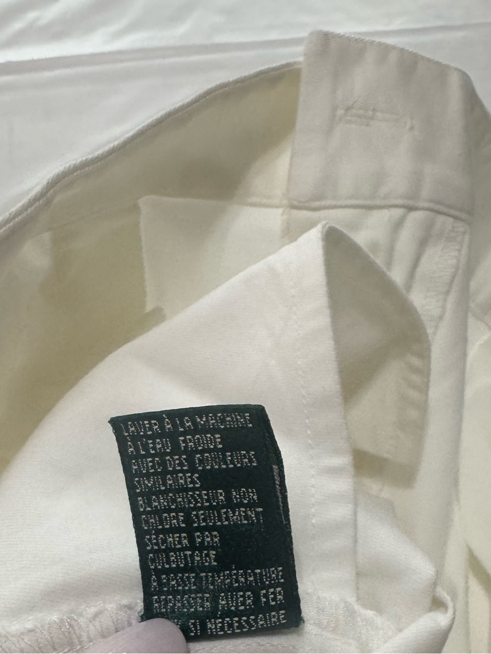 Ralph Lauren White Wide-Leg Trousers - Picture 5 of 8